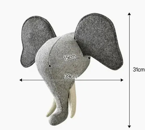 Wall Hanging Room Decor Aesthetic Children's Room Animal Decorations Hunting Animal Pendants Prey Ornaments Nursery Decor