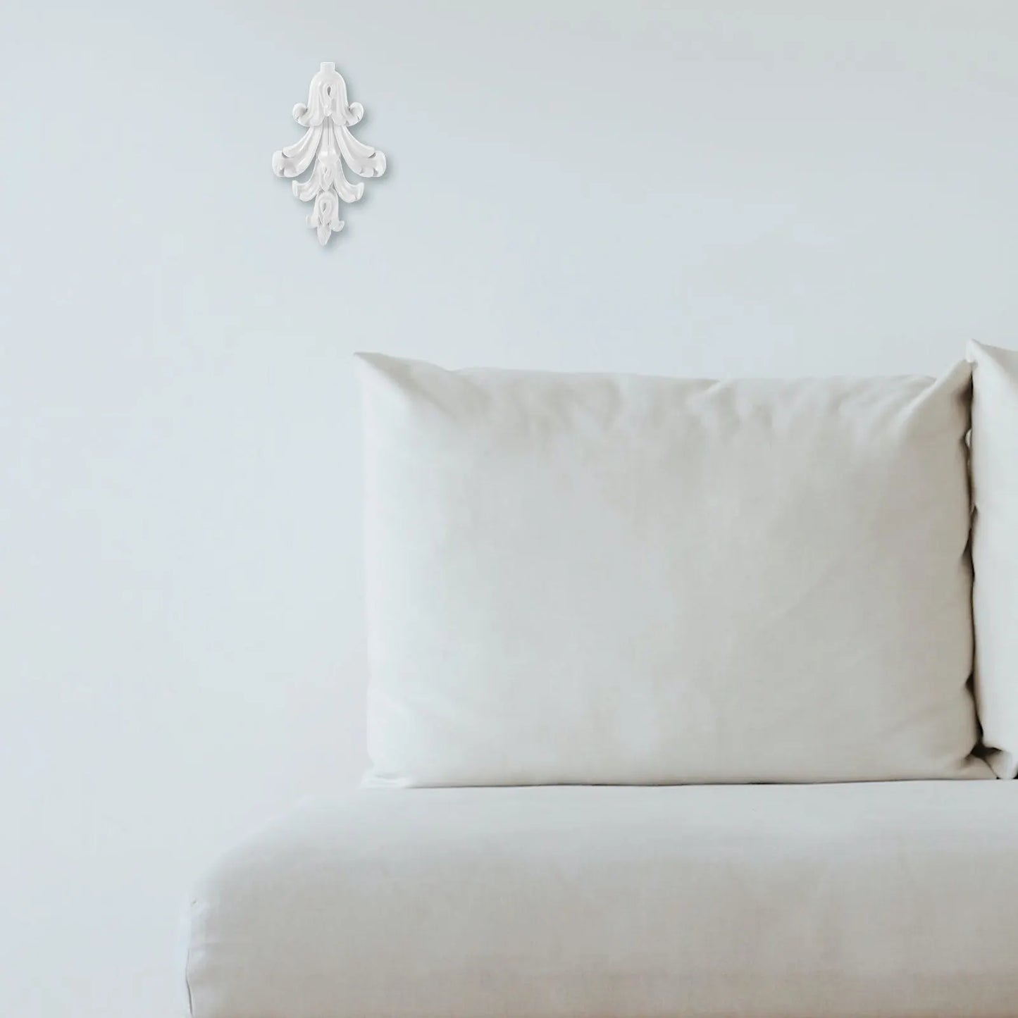 Background Wall Decoration Resin Carved Flower Onlay Decor For Living Room Home Ornament Wall Panel Decorative Applique