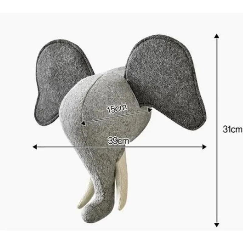 Wall Hanging Room Decor Aesthetic Children's Room Animal Decorations Hunting Animal Pendants Prey Ornaments Nursery Decor